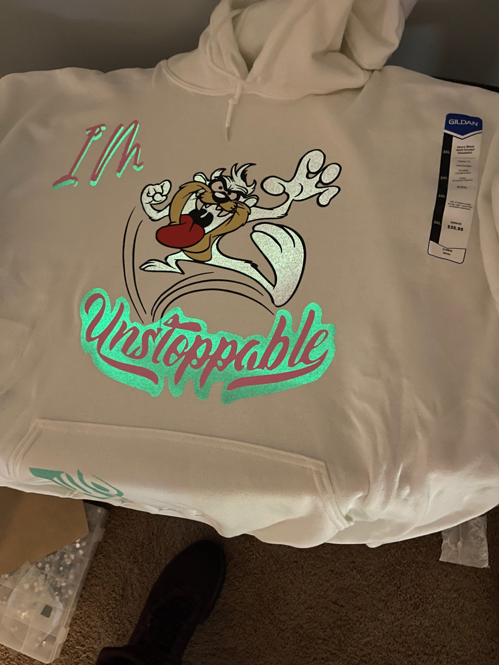 Custom made hoodie